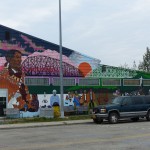 Mural on a Nenana building