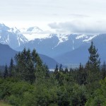 View of Kenai Mountains along Sterling Hwy